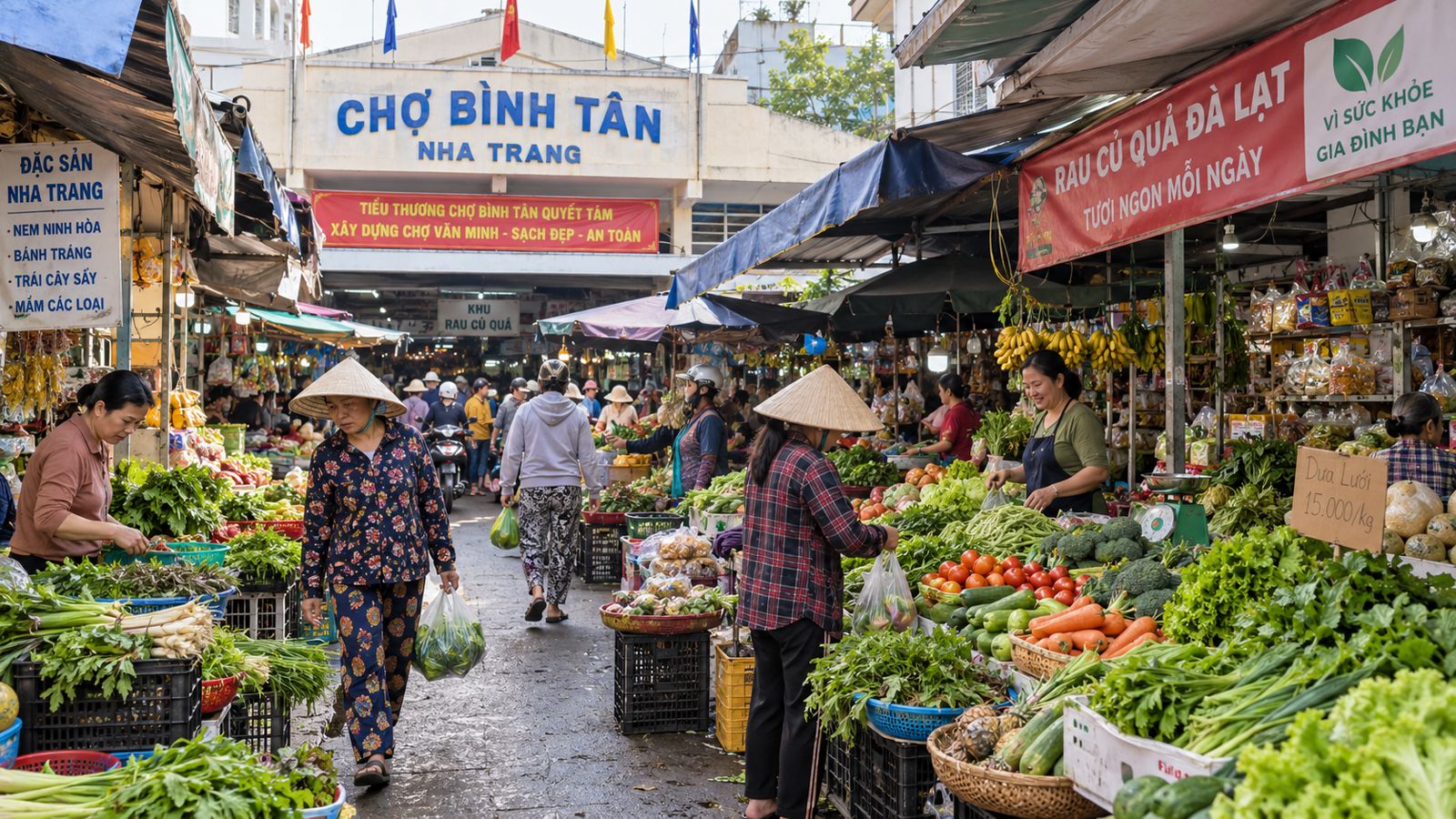Binh Tan (Chợ Bình Tân) — локальный рынок на юге города